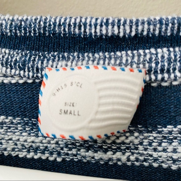 Postmark by Anthro. Striped Long Sleeve Top Blue Sz Small - Picture 4 of 8